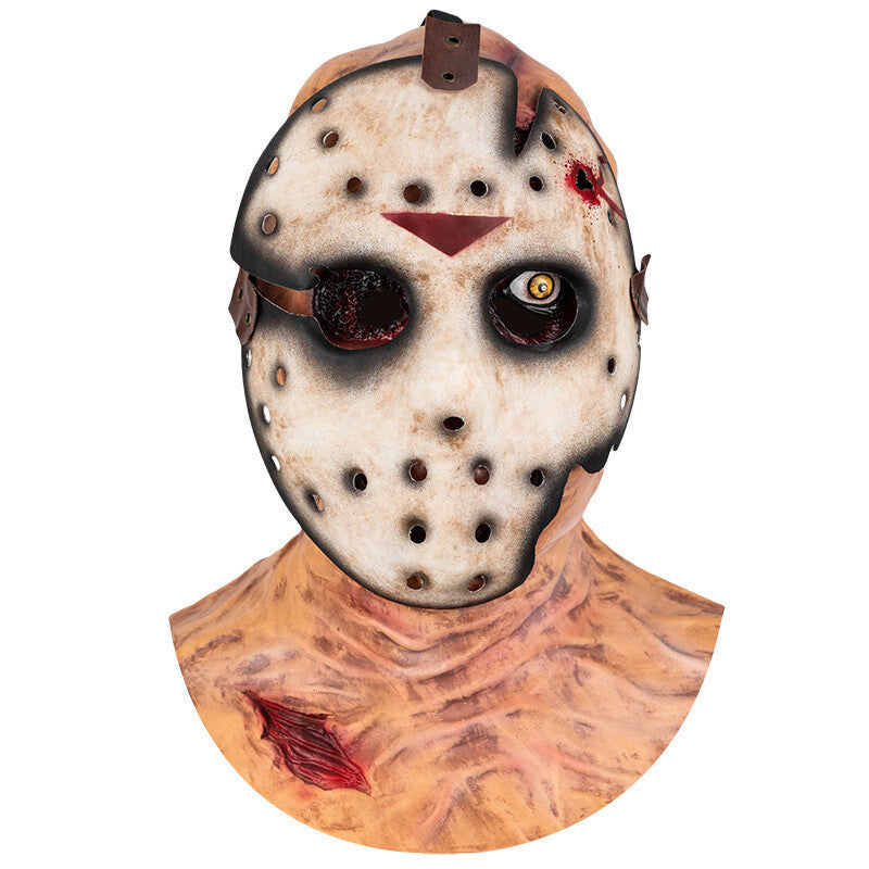 Halloween Mask Latex Head Set "Friday the 13Th" Jason Head 