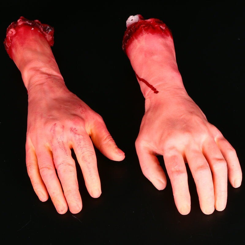 Blood Severed Limbs Hands Horror Chop Shop Prop Party