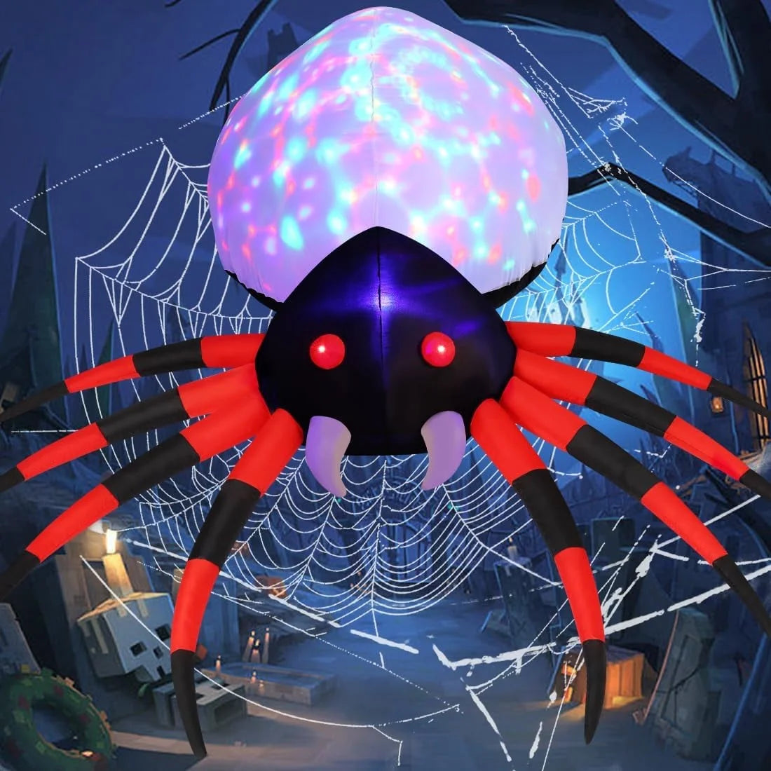 Halloween Inflatable 5 FT Halloween Spider Inflatable