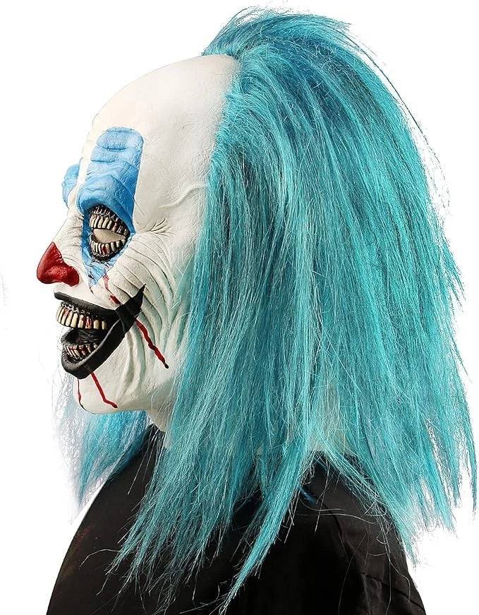 Scary Adult Clown Mask Masquerade Halloween Laughing Killer Joker Costume Mask