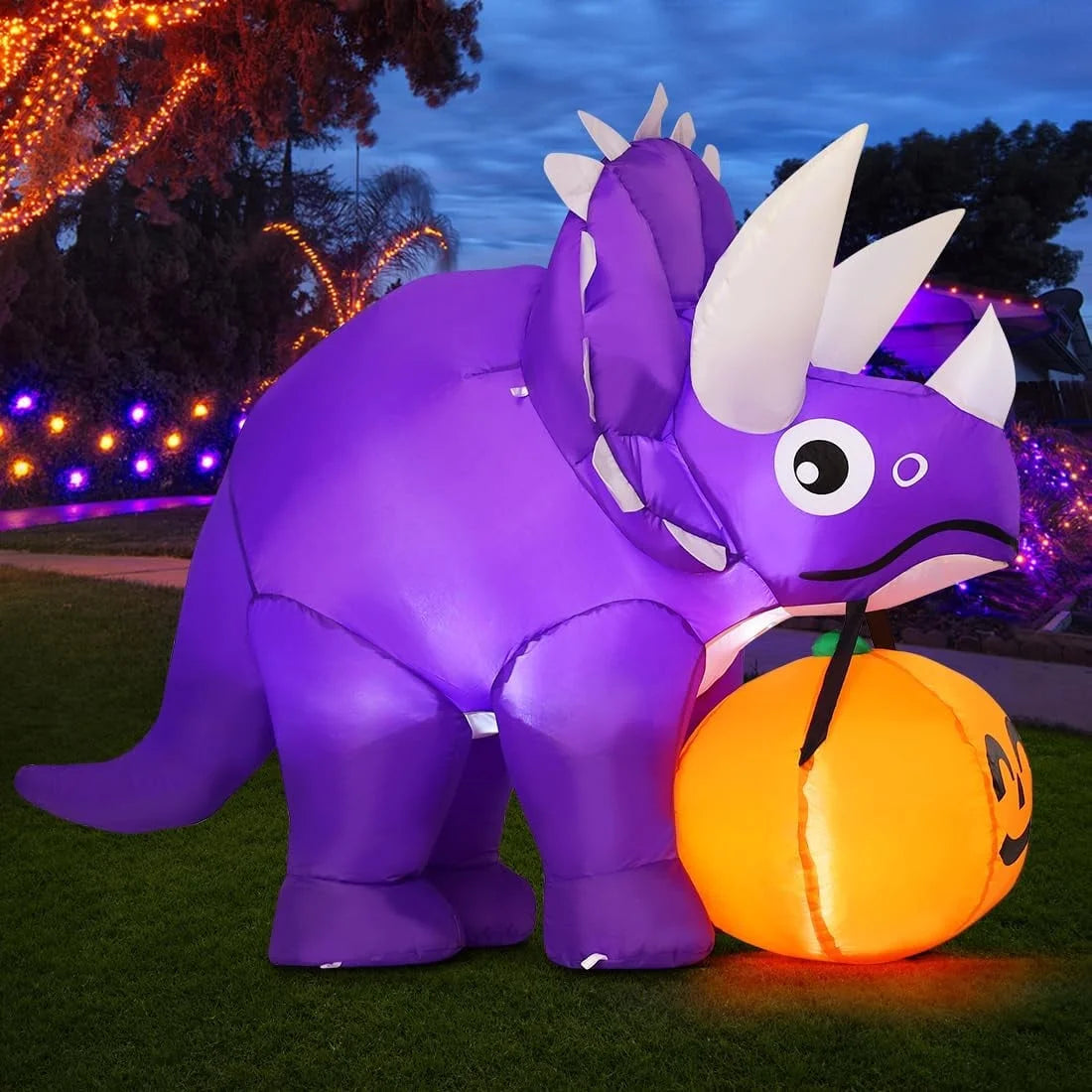 Halloween Inflatable 5 FT Halloween Dinosaur Inflatable