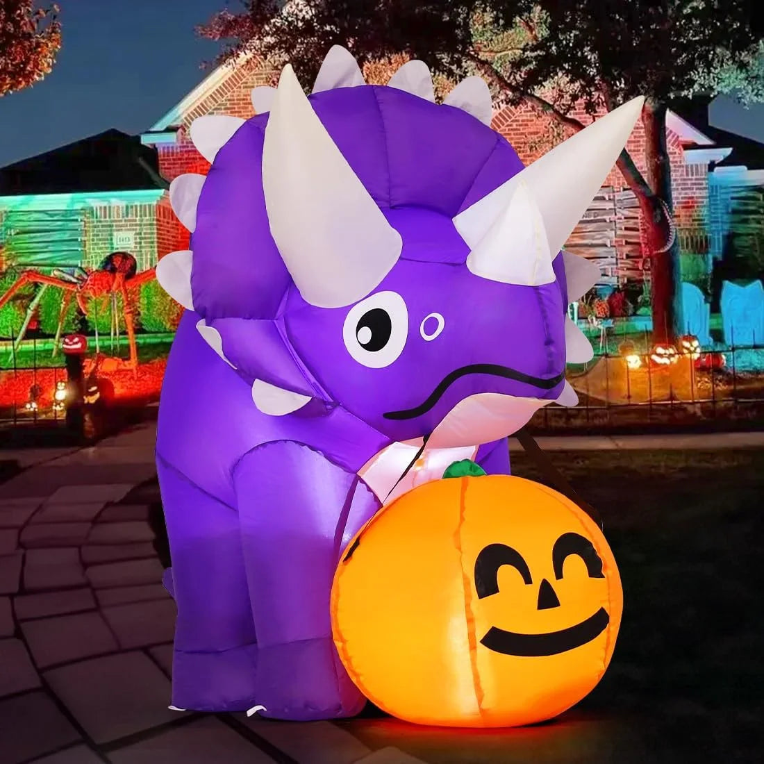 Halloween Inflatable 5 FT Halloween Dinosaur Inflatable