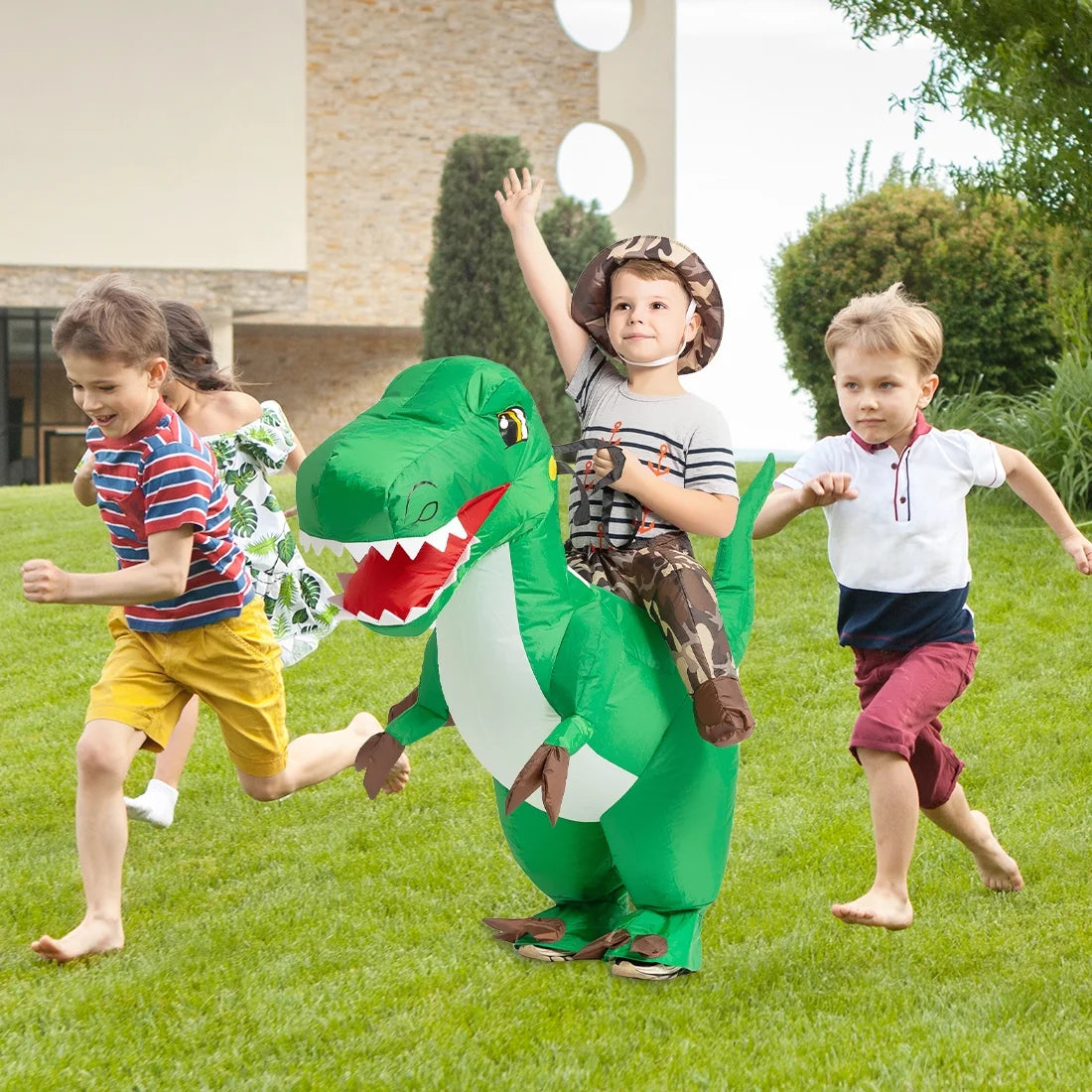 48 Inch Inflatable Dinosaur Costume for Kids