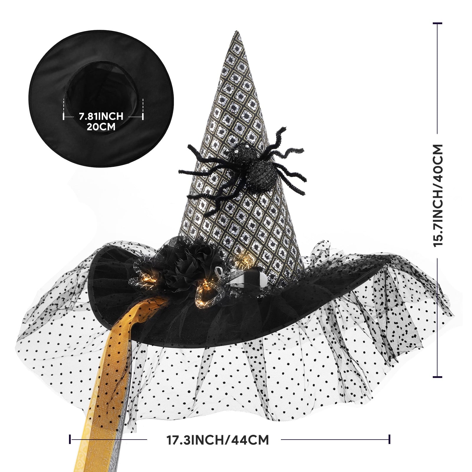 Halloween Witch Hats for Women