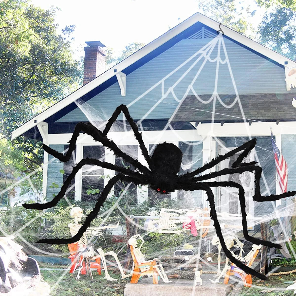 79 in Giant Spider Halloween Decorations Outdoor