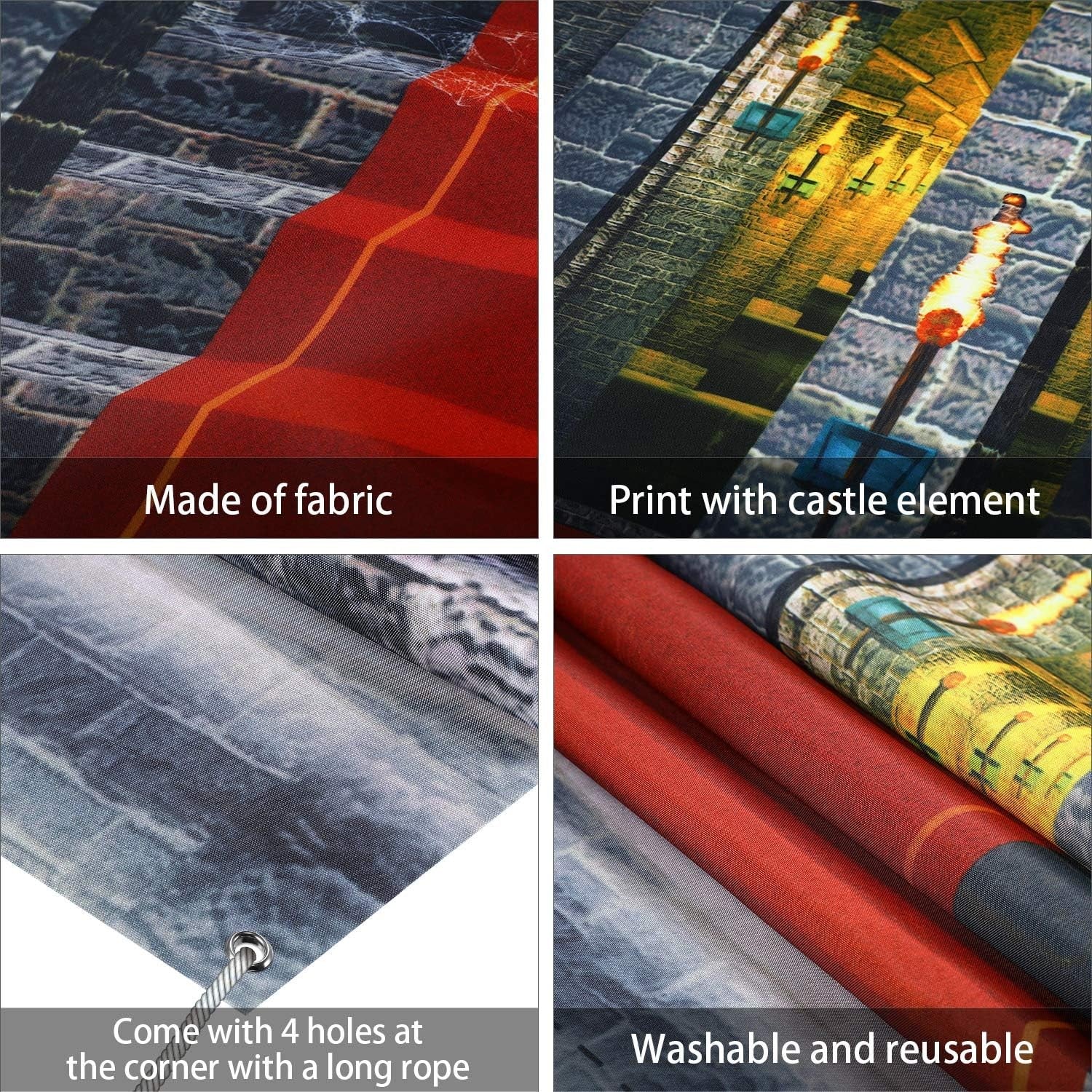 Castle Entrance Door Cover 34.8 X 78 Inches Castle Door Backdrop