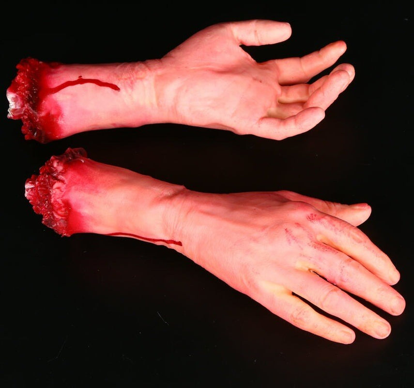 Blood Severed Limbs Hands Horror Chop Shop Prop Party