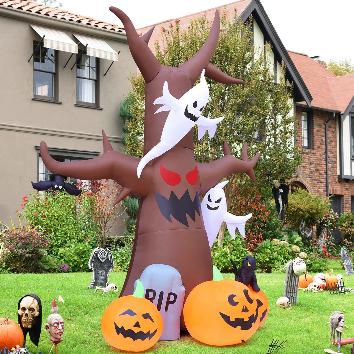 Halloween Inflatable 11.8 FT Inflatable Halloween Tree