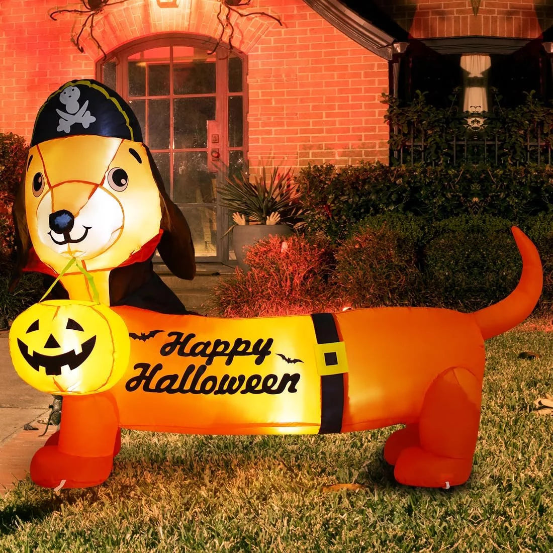 Halloween Inflatable 5 FT Halloween Dog Decorations