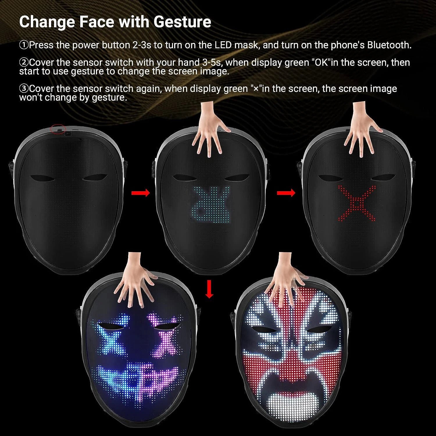 Halloween LED Mask
