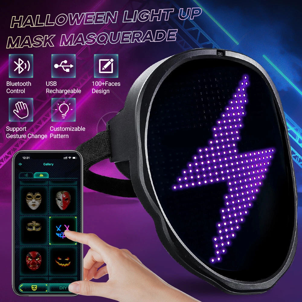 Halloween LED Mask