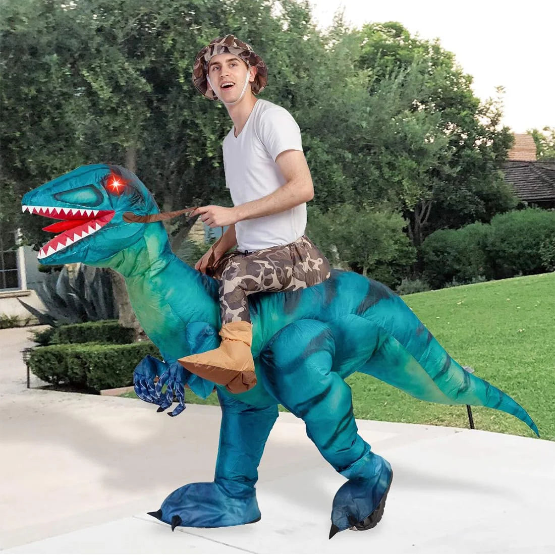 63 Inch Inflatable Dinosaur Costume Adult Dinosaur Costumes
