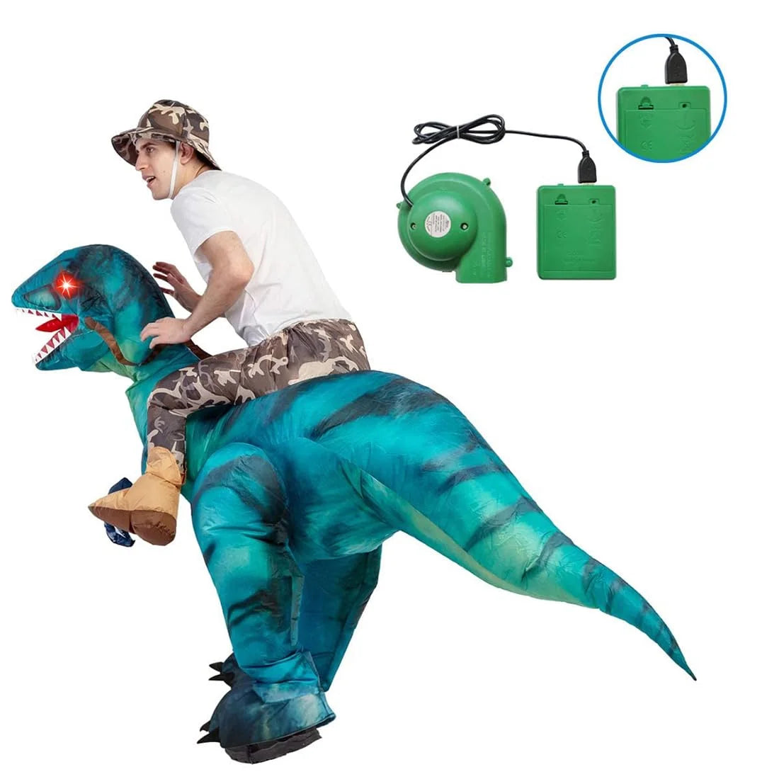 63 Inch Inflatable Dinosaur Costume Adult Dinosaur Costumes