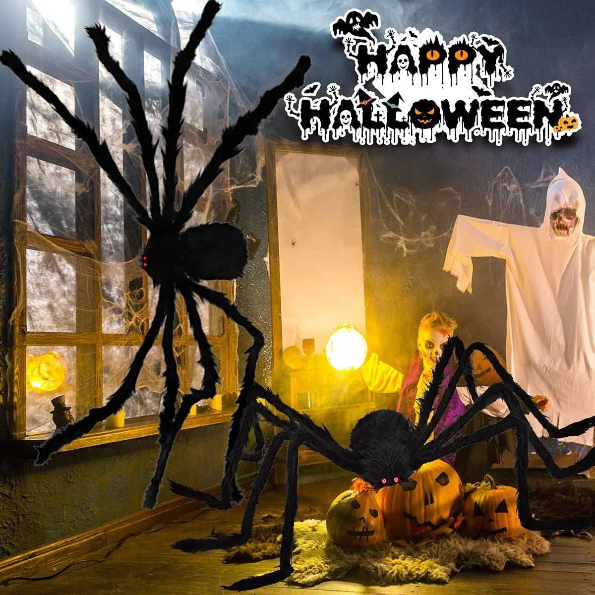 79 in Giant Spider Halloween Decorations Outdoor
