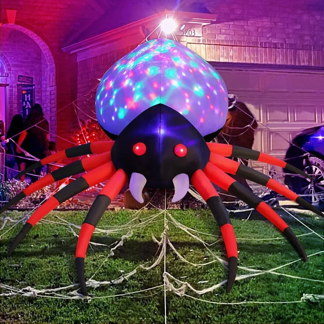 Halloween Inflatable 5 FT Halloween Spider Inflatable