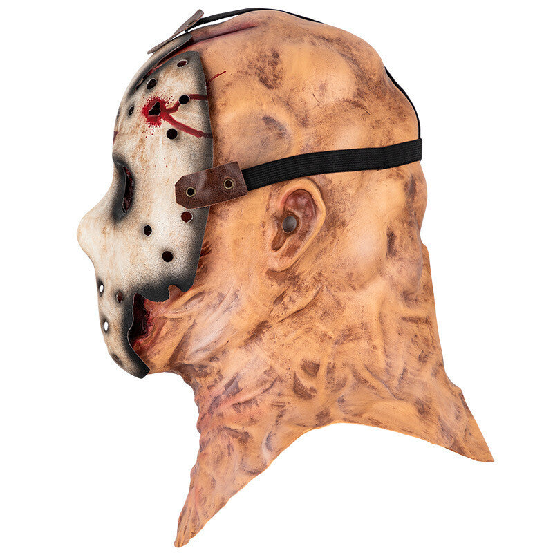 Halloween Mask Latex Head Set "Friday the 13Th" Jason Head 