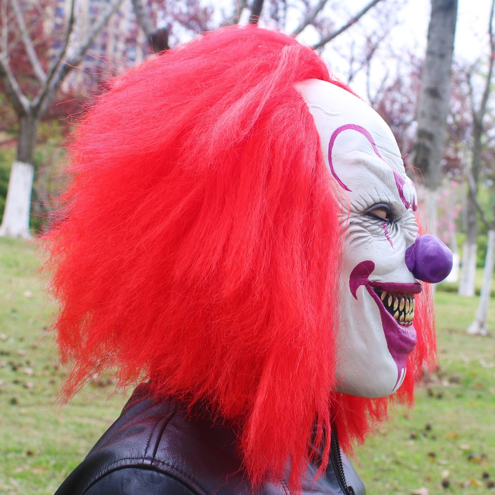 Quligeta Scary Evil Killer Joker Clown Latex Mask Halloween Horror Cosplay Mask